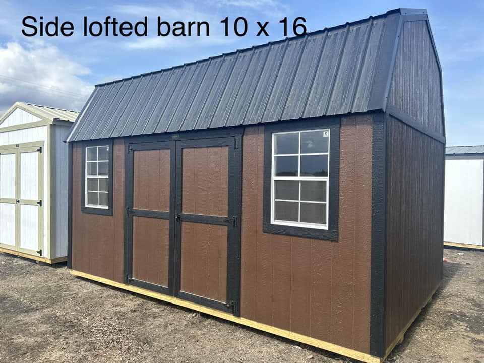 Side Lofted Barn 10x16